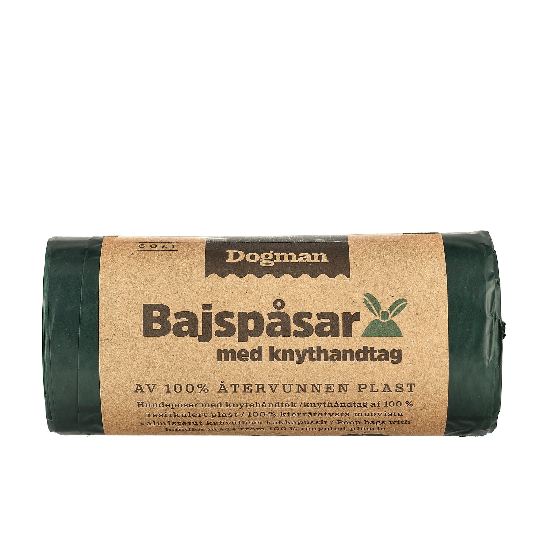 Dogman Bajspåsar Av 100% återvunnen Plast 60p