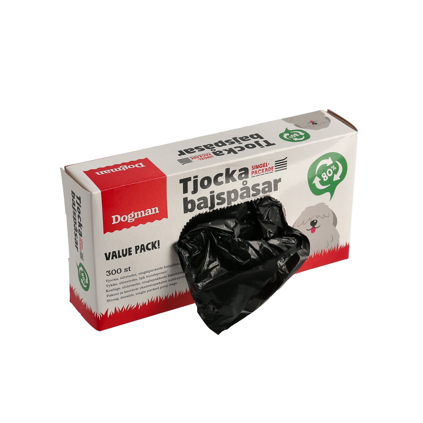 Dogman Bajspåsar Tjocka Value Pack 300p