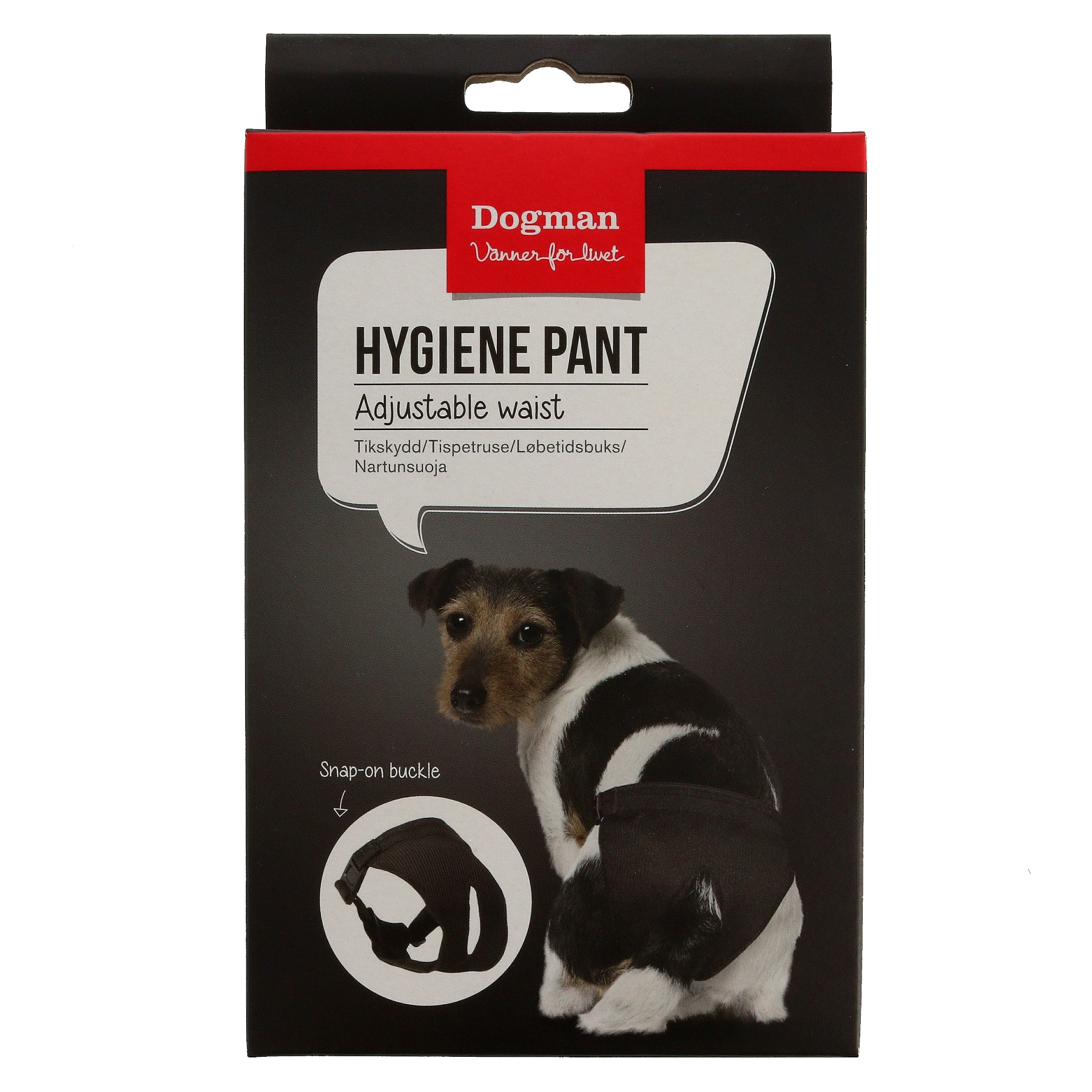 Dogman Justerbart Tikskydd XS
