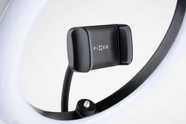 FIXED LED Ring Desktop Tripod Tablet-/Telefonställ Svart - Travels And Bags