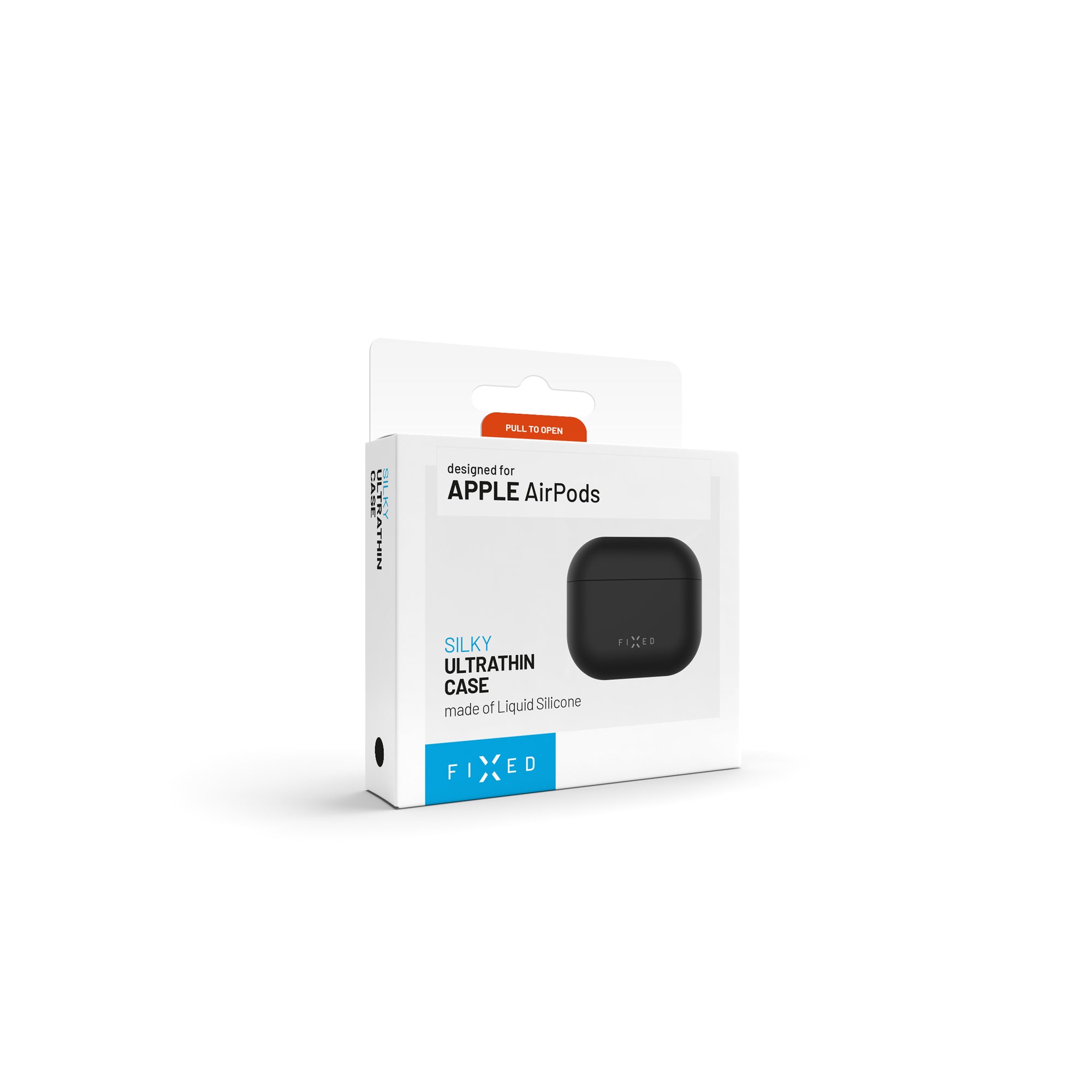 FIXED Silky Silikonfodral för Apple Airpods 3 Svart