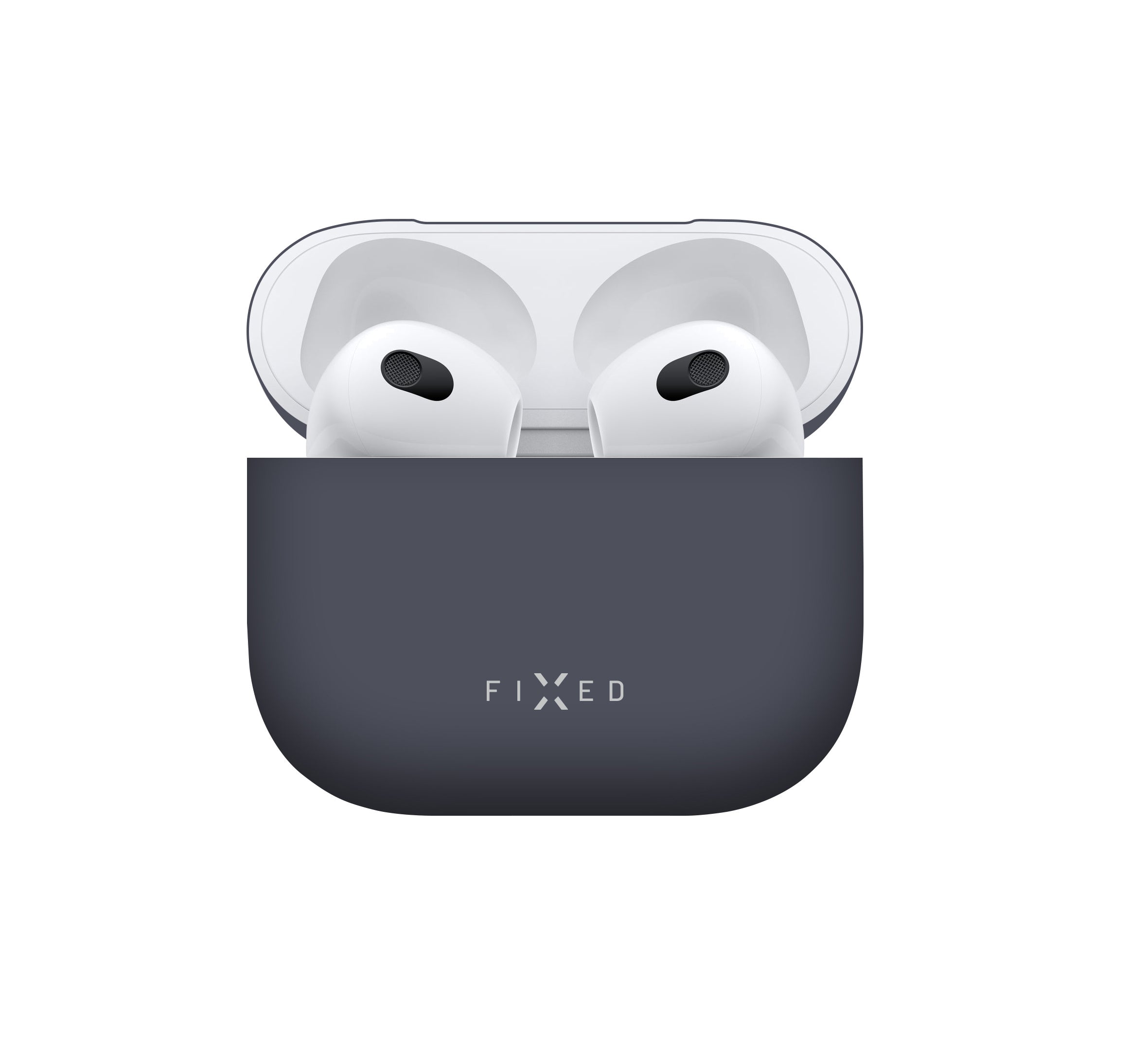 FIXED Silky Silikonfodral för Apple Airpods 3 Blå