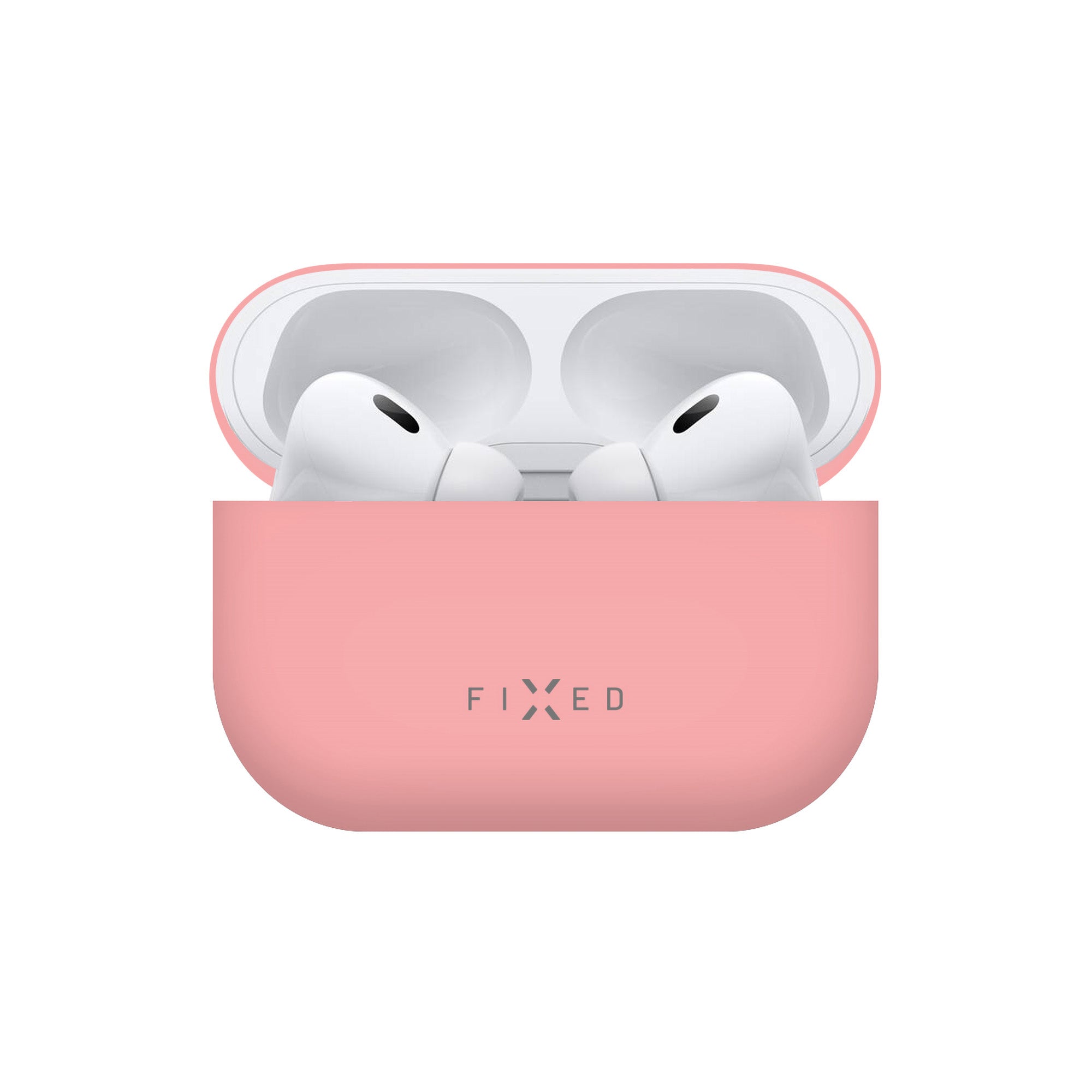 FIXED Silky Silikonfodral för Apple AirPods Pro 2 Rosa