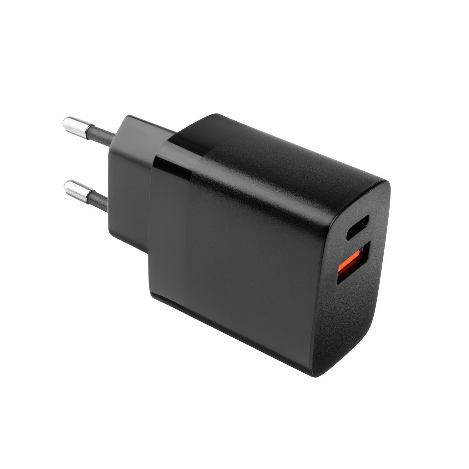 FIXED Hemladdare 2x USB-A 17W/USB-C kabel 1m Svart - Travels And Bags