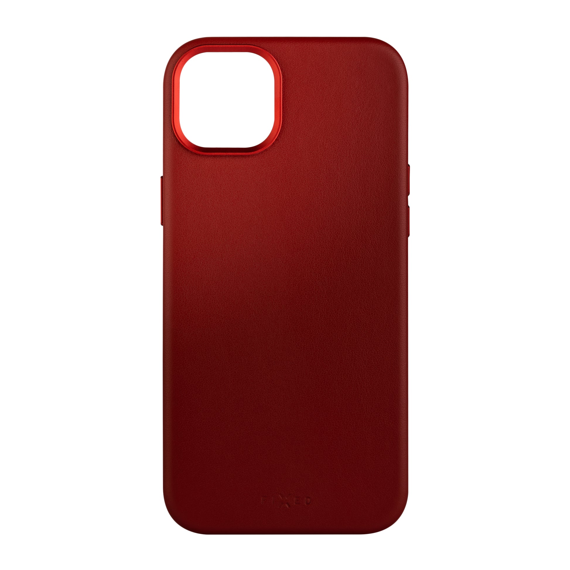 FIXED MagLeather Telefonskal iPhone 15 Röd - Travels And Bags
