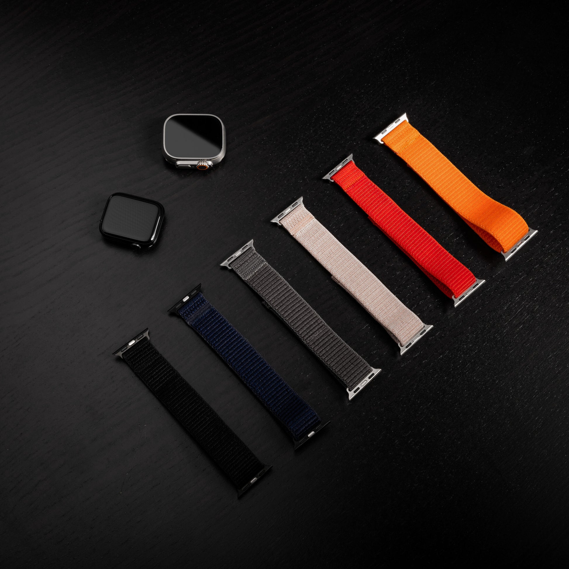 FIXED Nylonrem för Apple Watch 42/44/45mm Svart - Travels And Bags