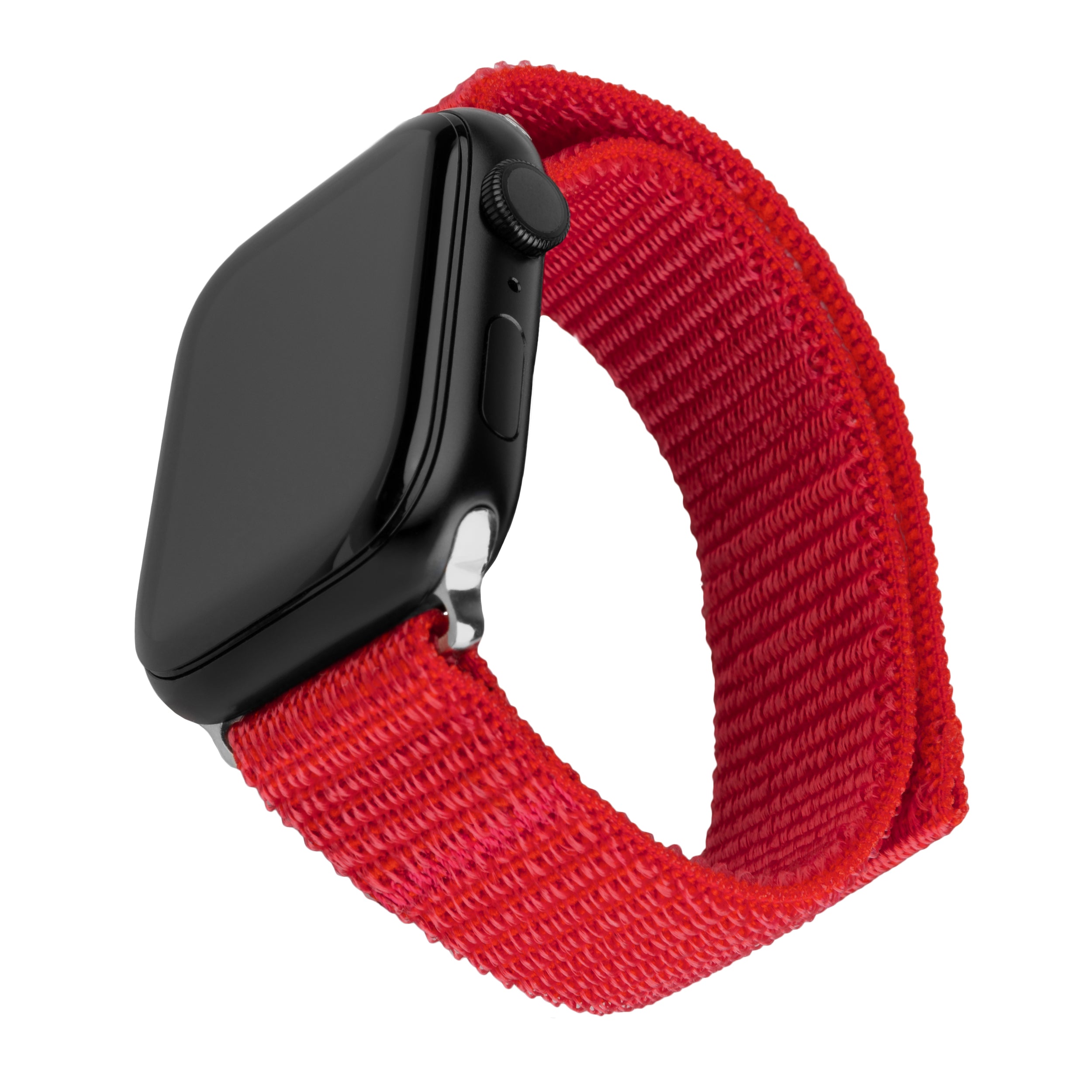 FIXED Nylonrem för Apple Watch 42/44/45mm Röd - Travels And Bags