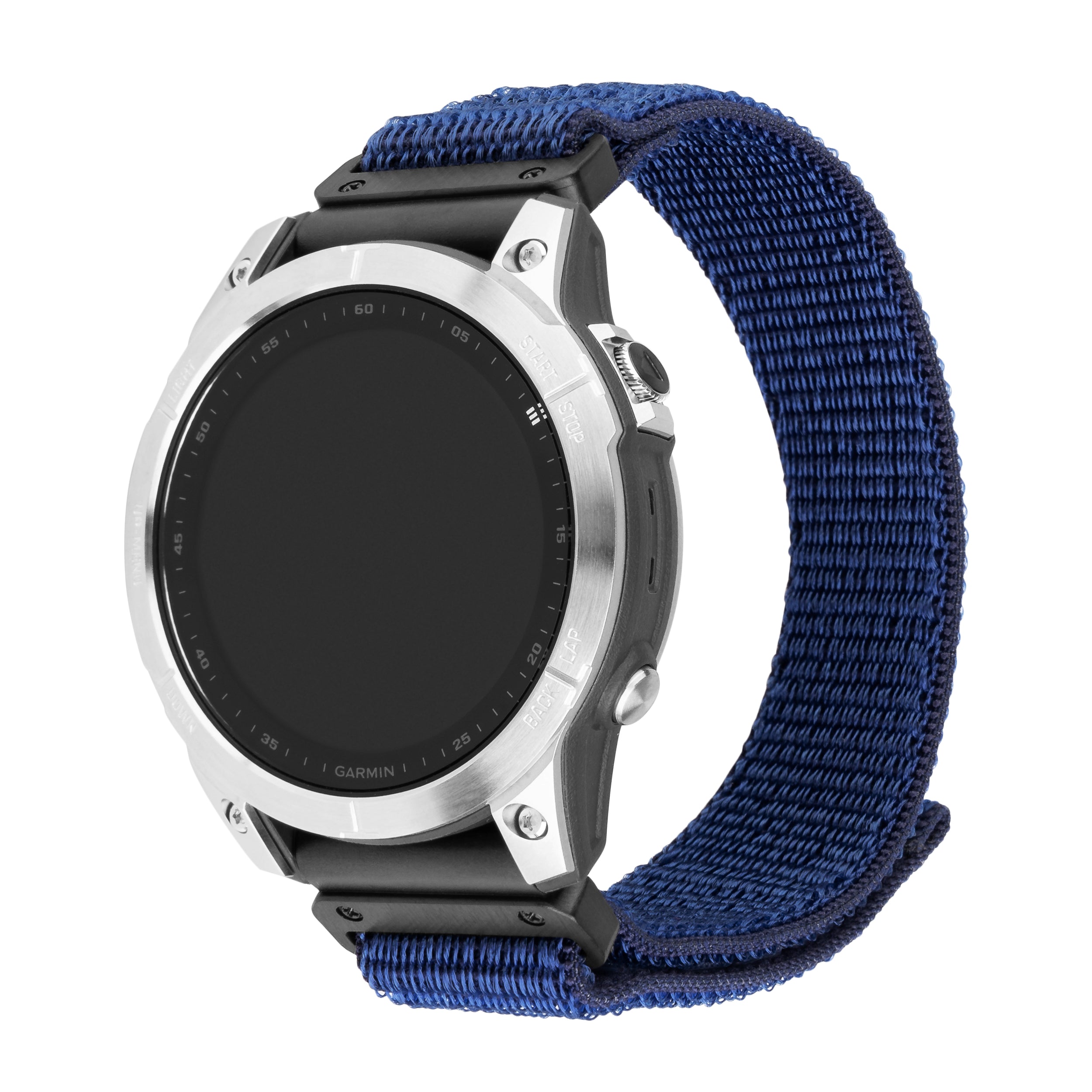FIXED Nylonrem för Garmin QuickFit 22 mm Mörkblå - Travels And Bags