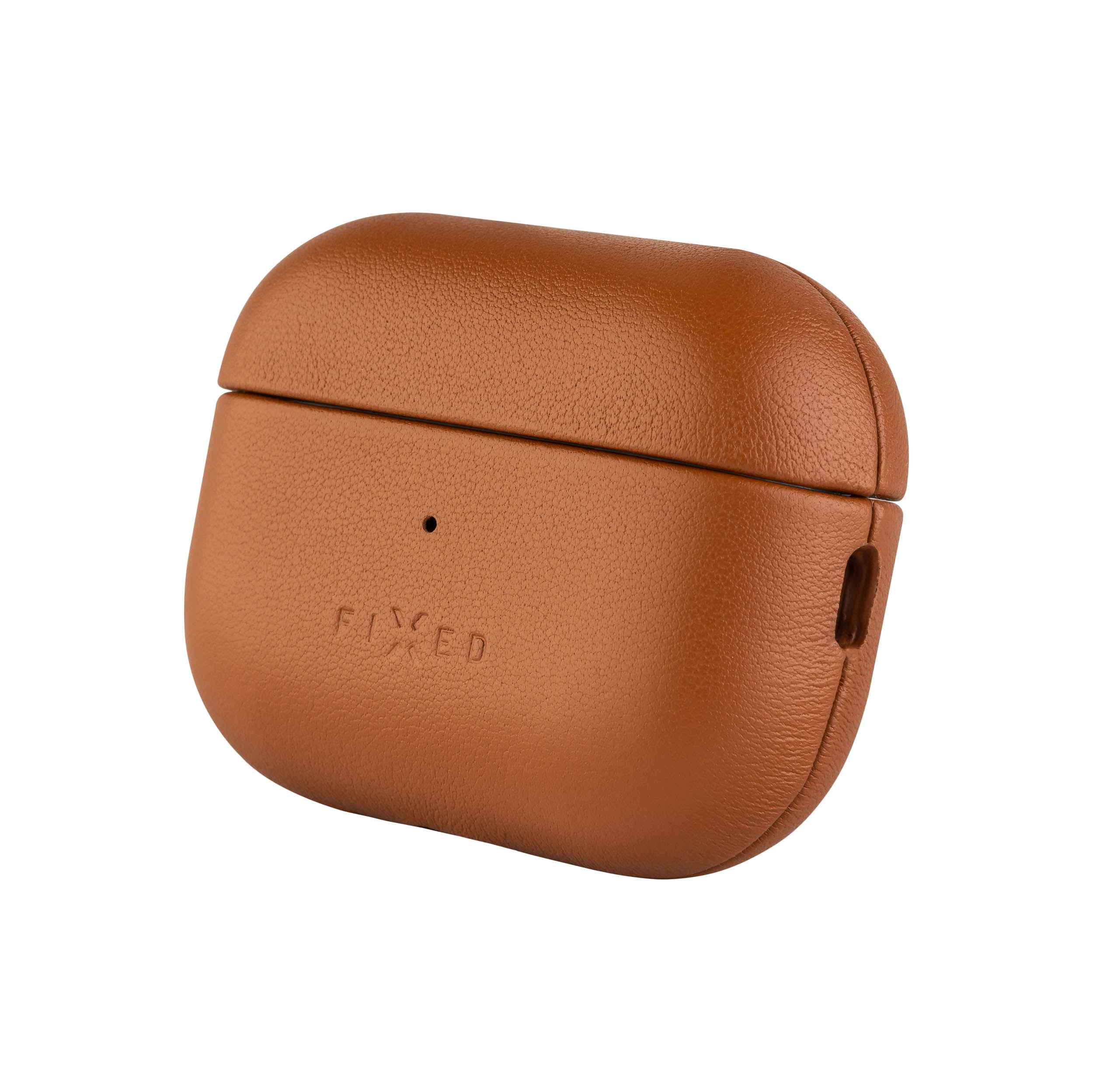 FIXED Äkta läderfodral för Airpods Pro 2 Brun