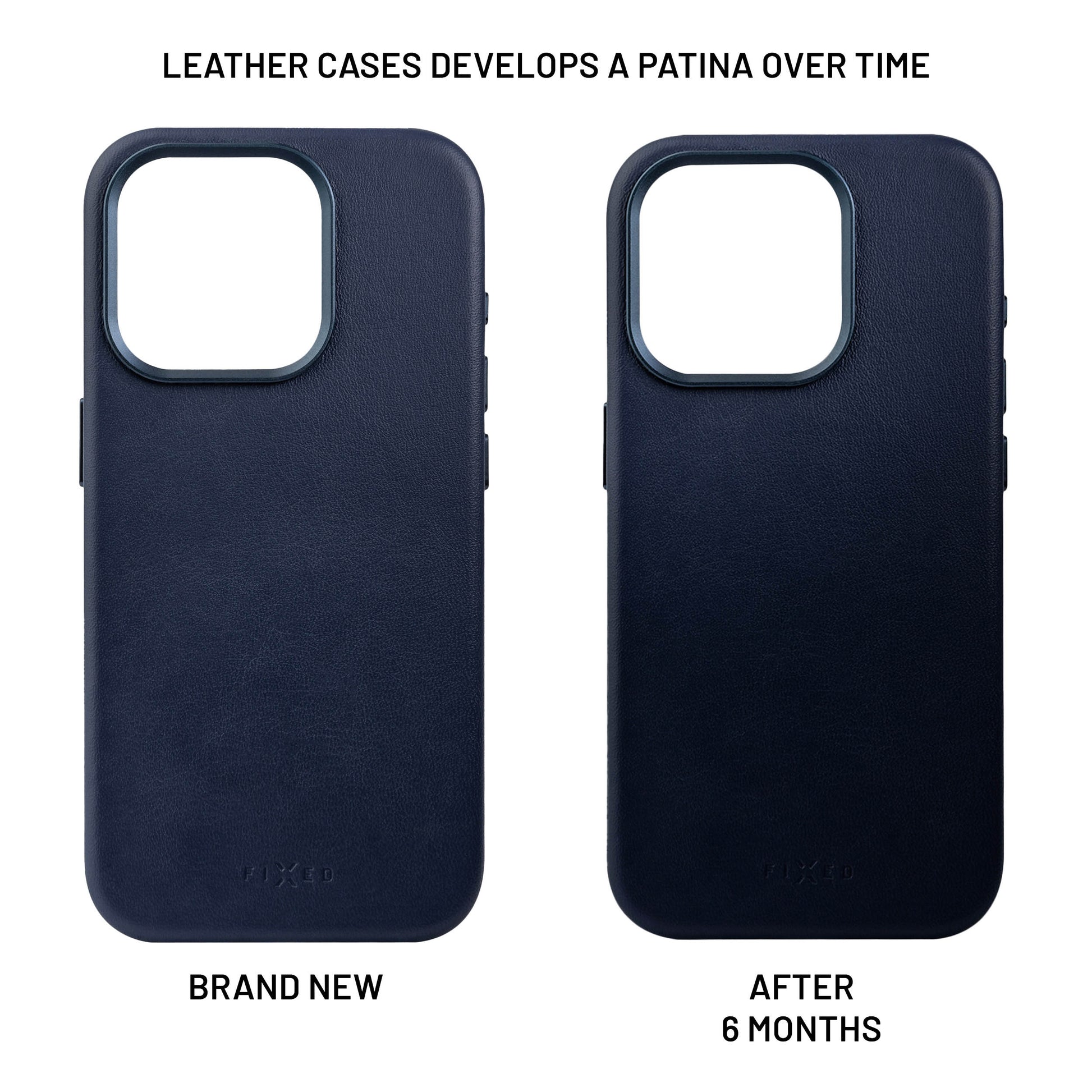 FIXED MagLeather Telefonskal iPhone 16 Blå - Travels And Bags