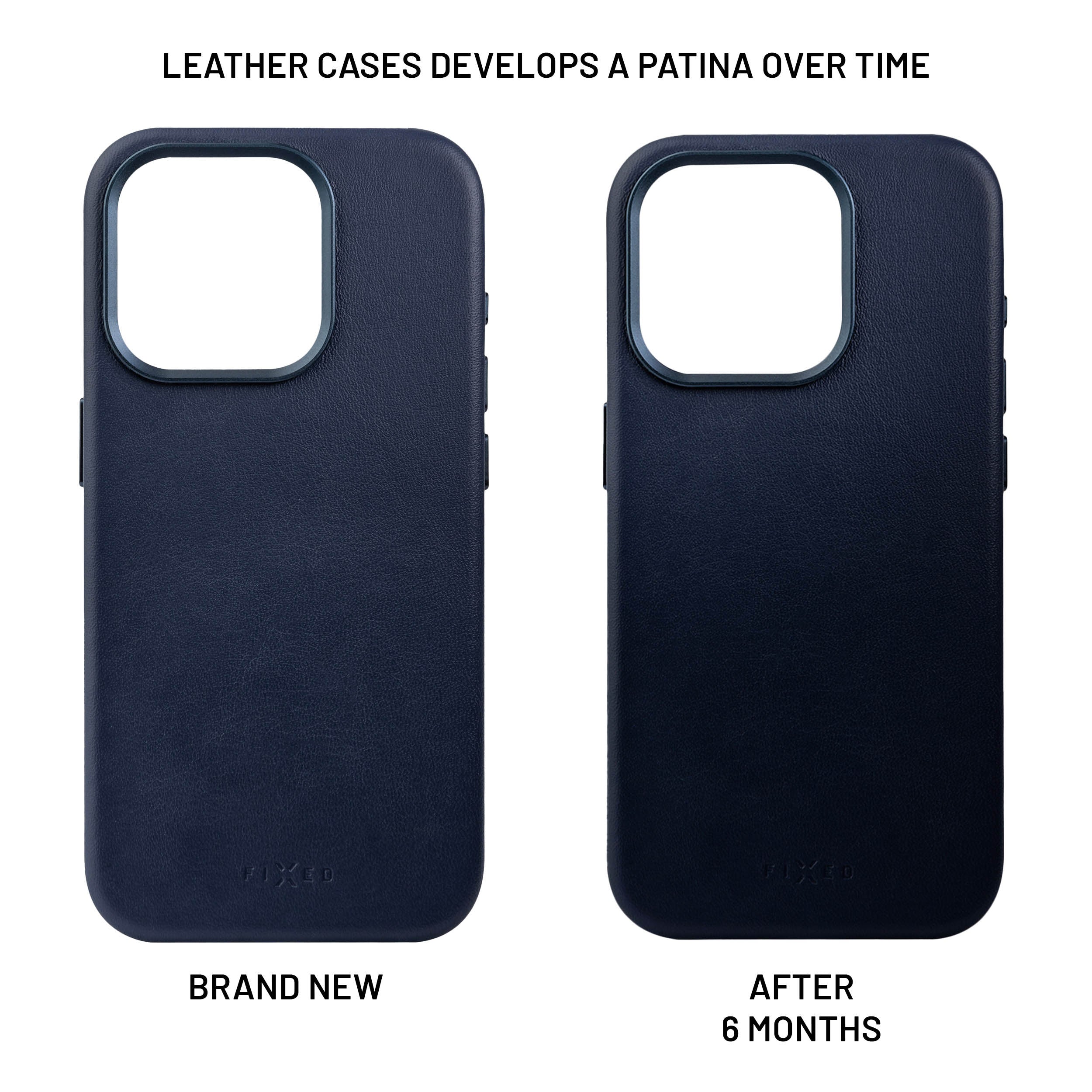 FIXED MagLeather Telefonskal iPhone 16 Blå - Travels And Bags