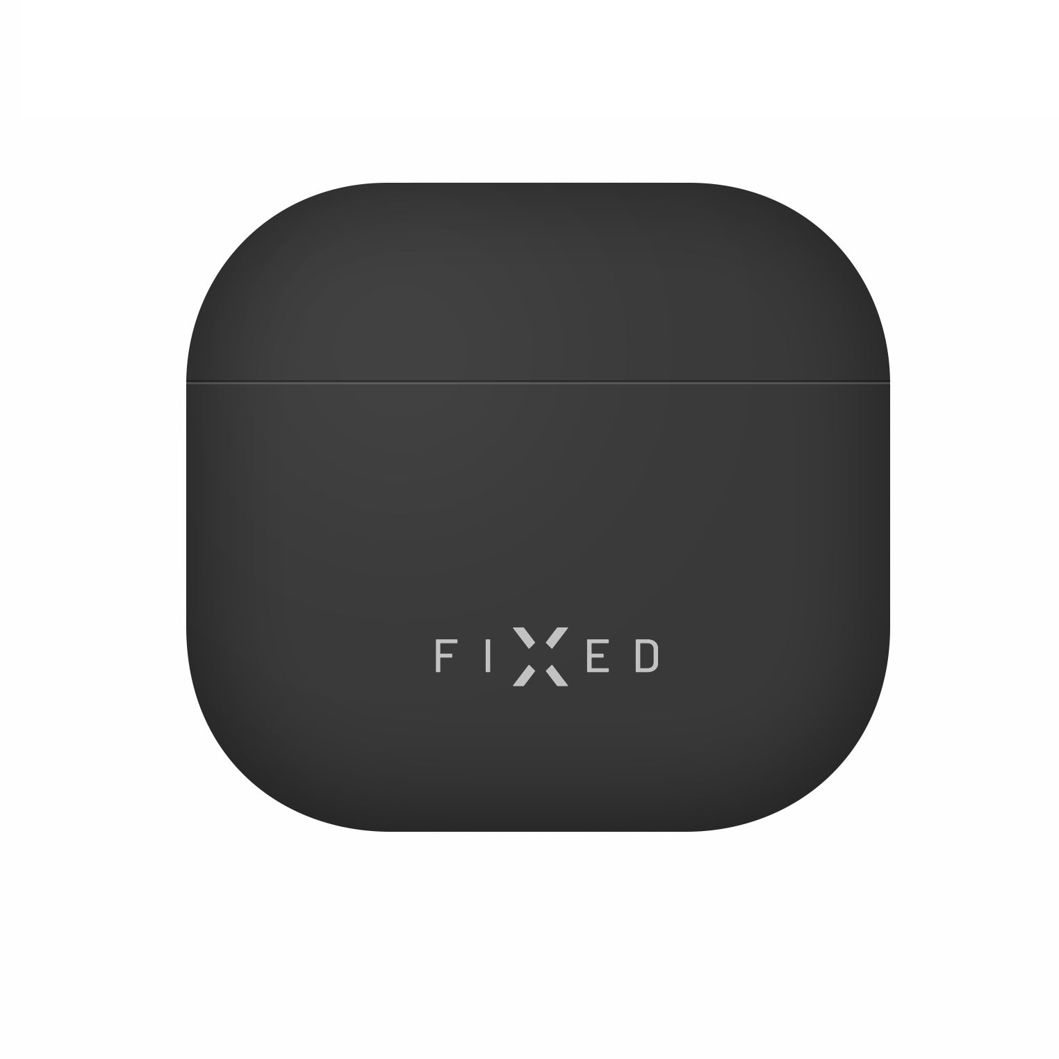 FIXED Silky Silikonfodral för Apple AirPods 4/4 ANC Svart