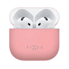FIXED Silky Silikonfodral för Apple AirPods 4/4 ANC Rosa