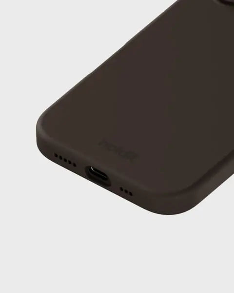Holdit Telefonskal Silicone iPhone 16 Plus - Mörkbrun - Travels And Bags