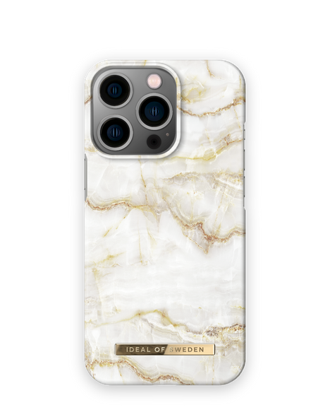 Ideal of Sweden Printed Case Mobilskal - Golden Pearl Marble - 13 Pro - Travels And Bags