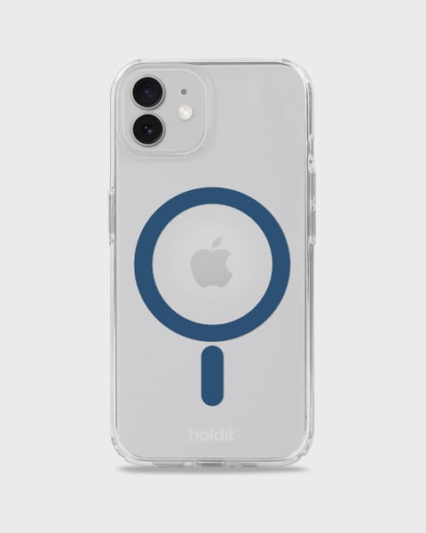 Holdit Telefonskal MagSafe iPhone 12/12 Pro - Transparent/Blå - Travels And Bags