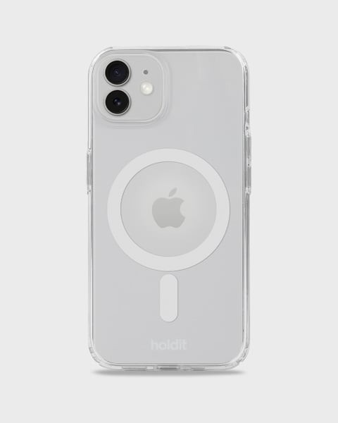 Holdit Telefonskal MagSafe iPhone 12/12 Pro - Transparent/Vit - Travels And Bags