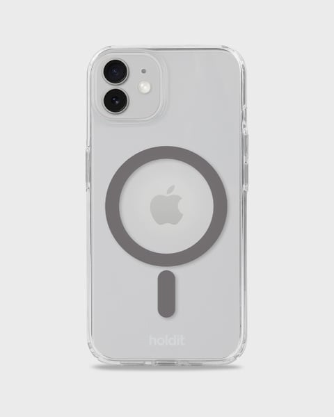 Holdit Telefonskal MagSafe iPhone 12/12 Pro - Transparent/Grå - Travels And Bags