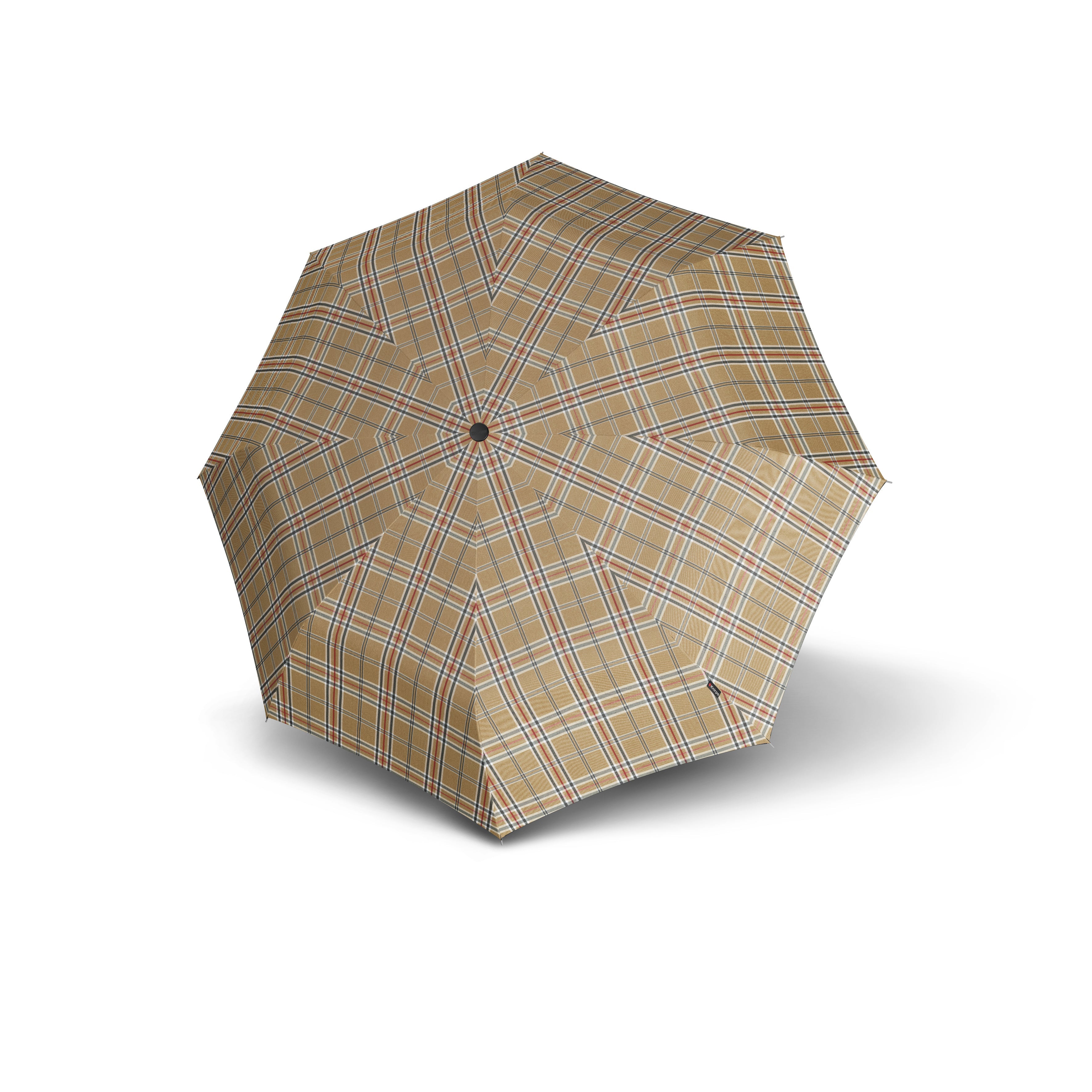 Knirps T.200 Paraply - Check Beige Knirps