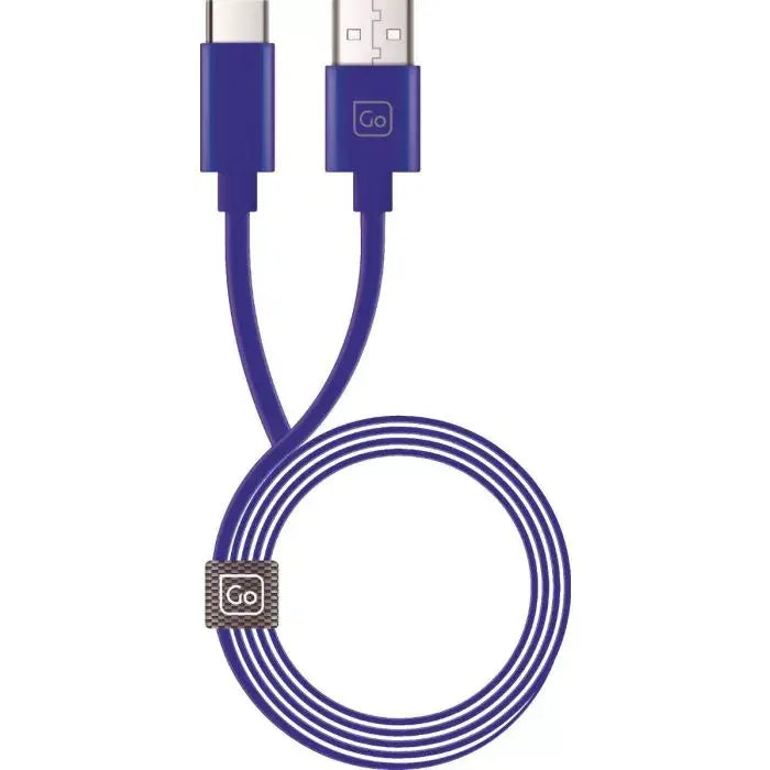 Go Travel USB-C Connector Kabel 2M - Blå - Travels And Bags