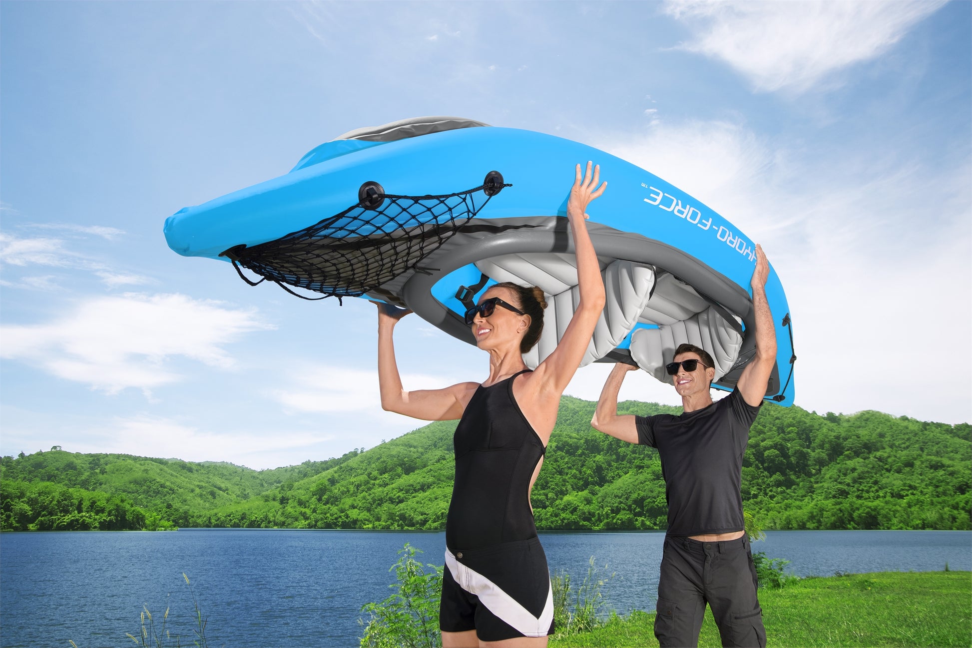 Bestway - Hydro Force Cove Champion X2 Kajak 331 x 88cm - Travels And Bags