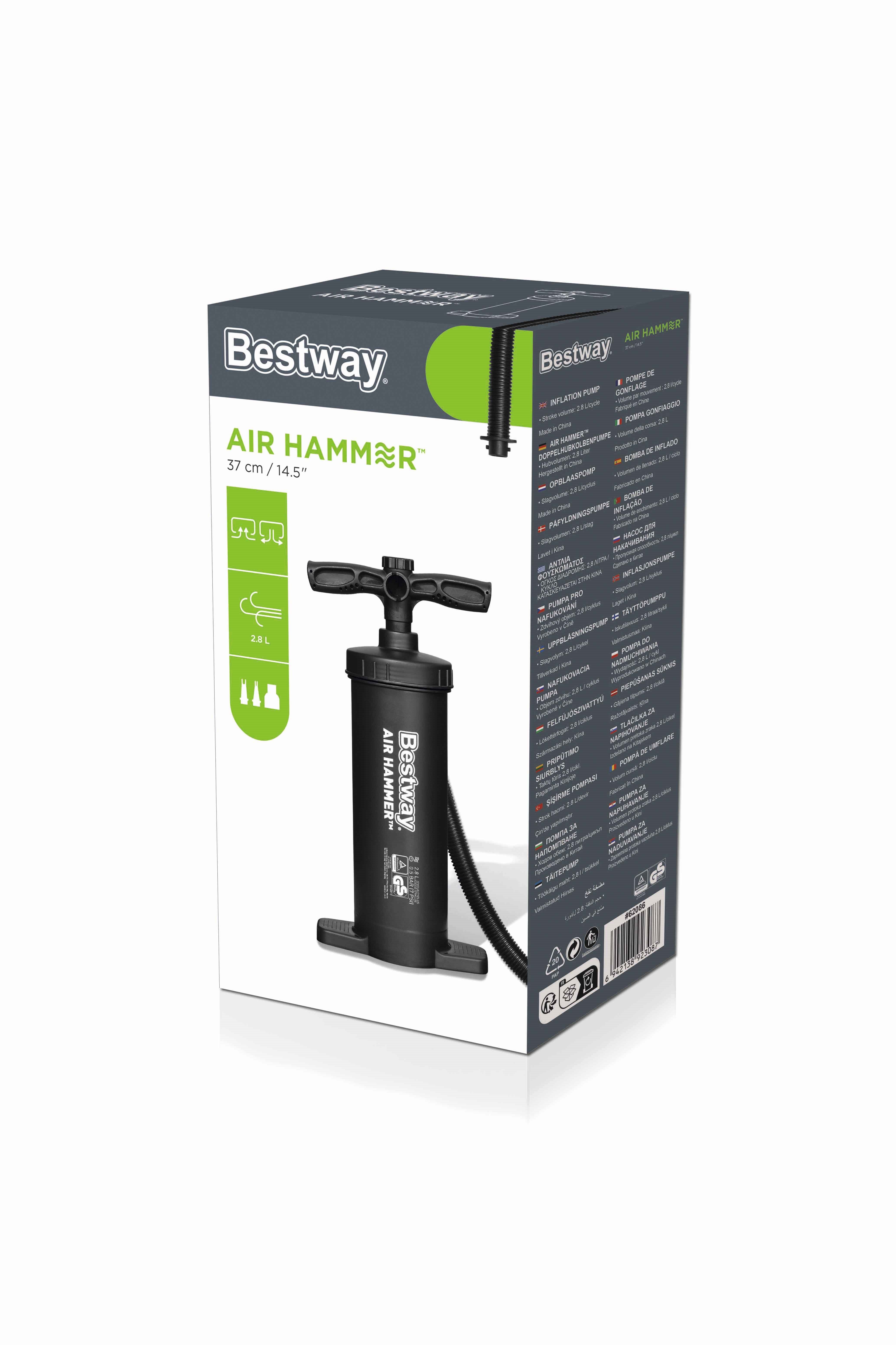 Bestway - Handpump Air Hammer 2800 ml - Travels And Bags