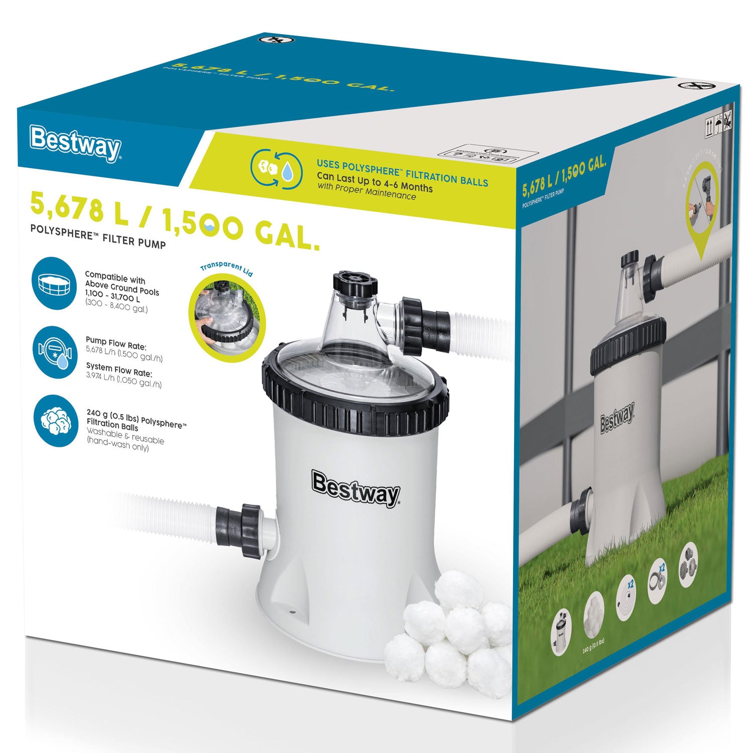 Bestway Polysphere Filterpump 5678L