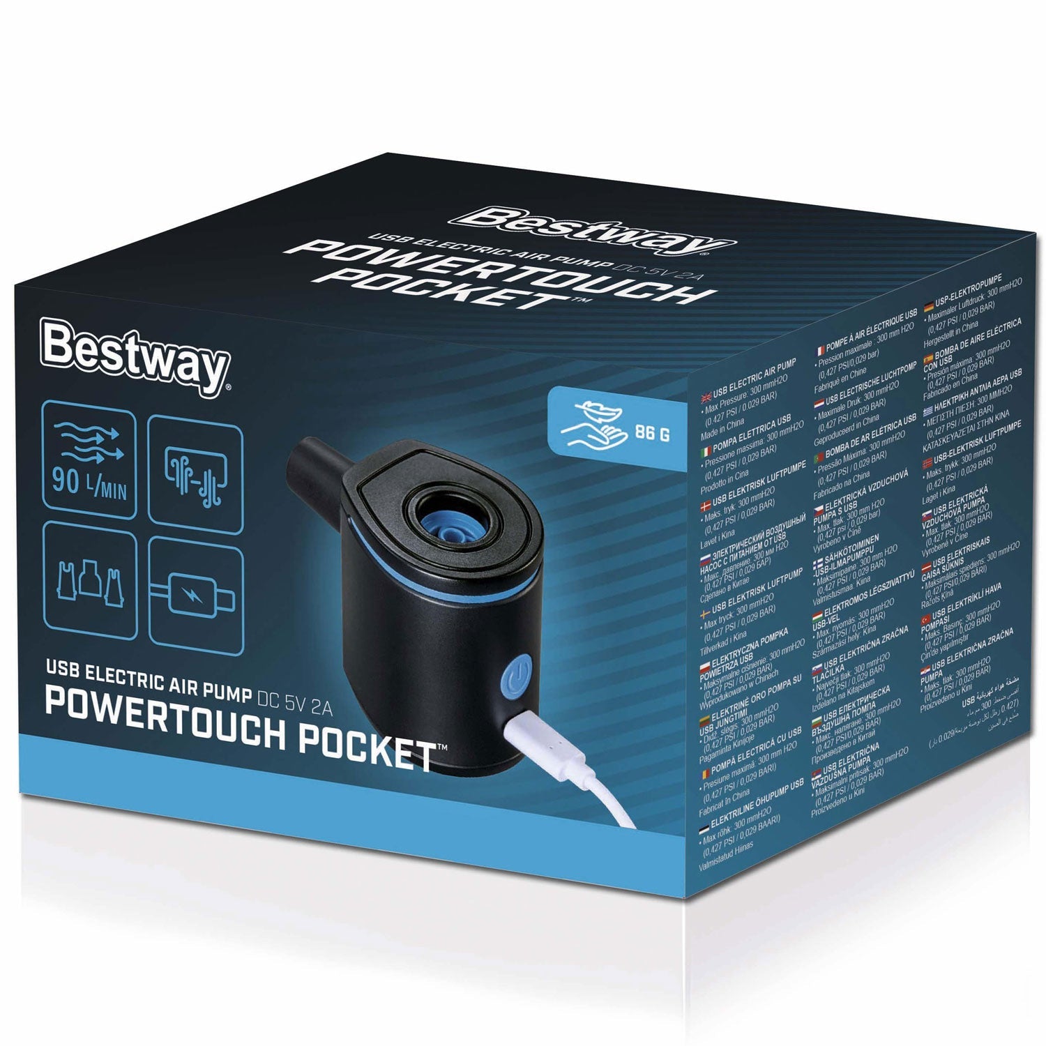 Bestway Powertouch USB Elektrisk Luftpump Bestway