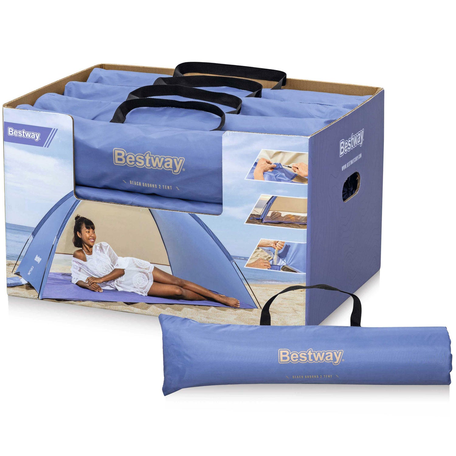 Bestway Pavillo Strandtält 2.00m x 1.20m x 95cm