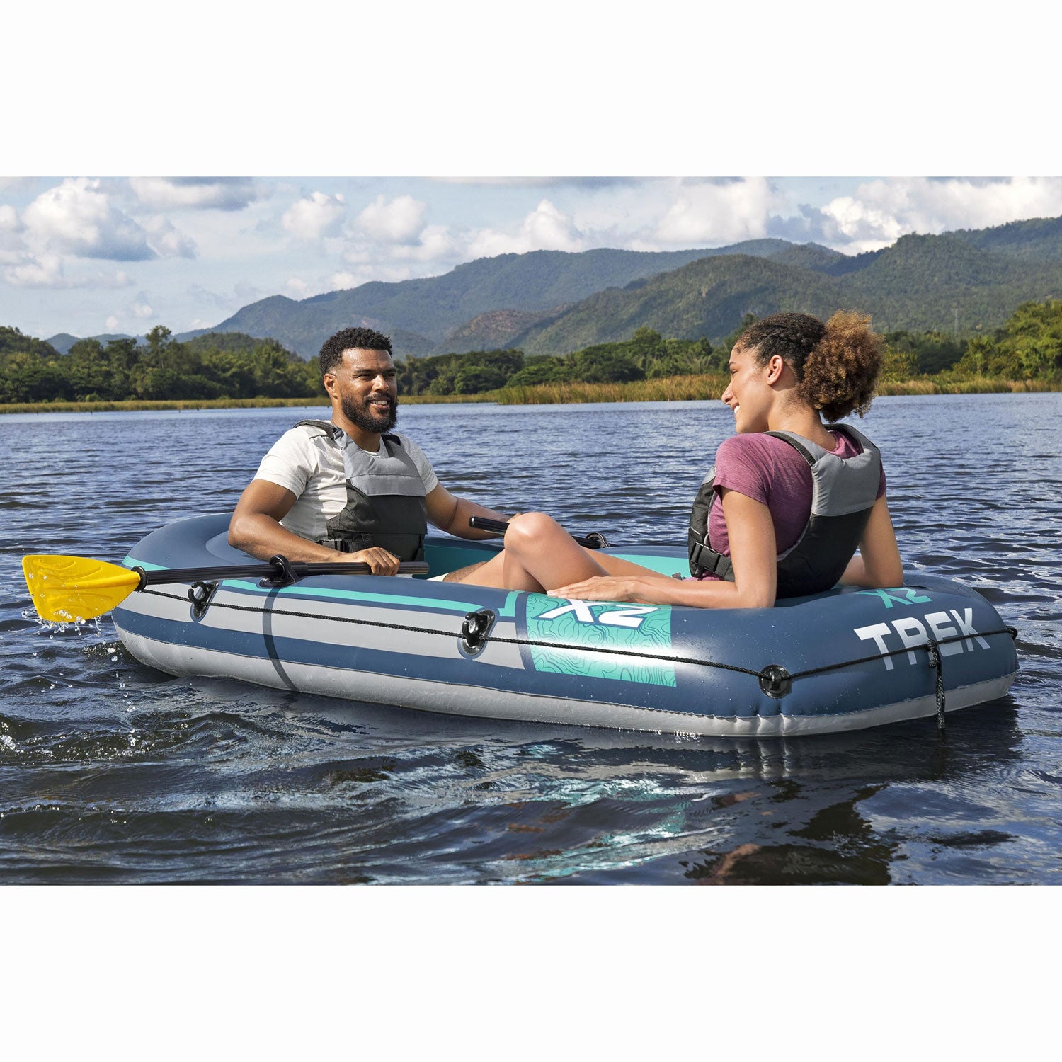 Bestway - Trek X2 Gummibåt 2.32mx1.18m - Travels And Bags