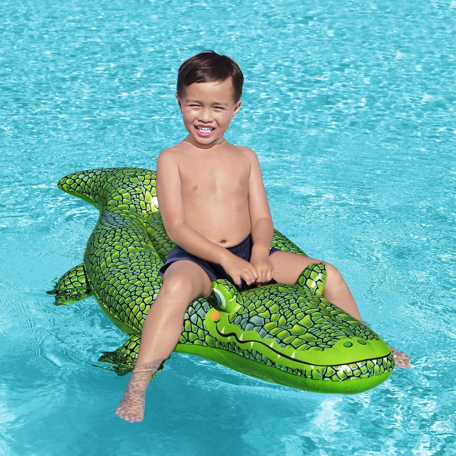 Bestway - Badmadrass Buddy Crocodile Ride-On 1.52m x 71cm
