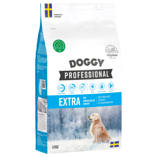 Doggy Professional Extra Hundfoder 12kg