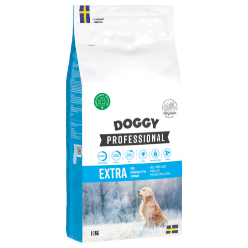 Doggy Professional Extra Hundfoder 18kg