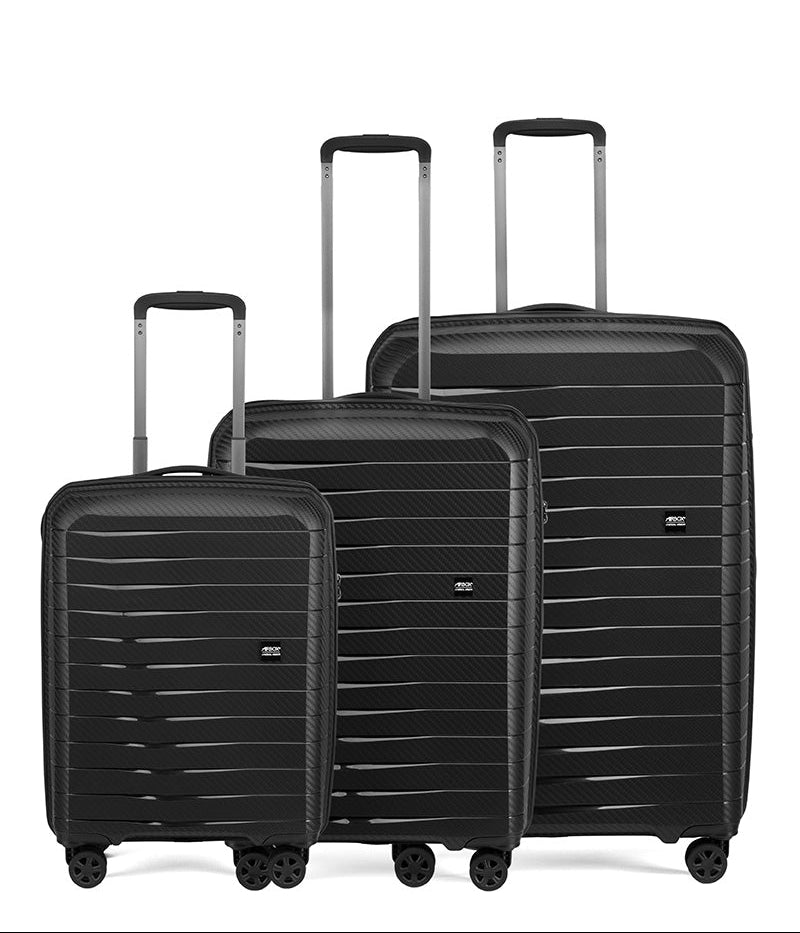 Airbox AZ18 Resväskor 3-pack - Svart