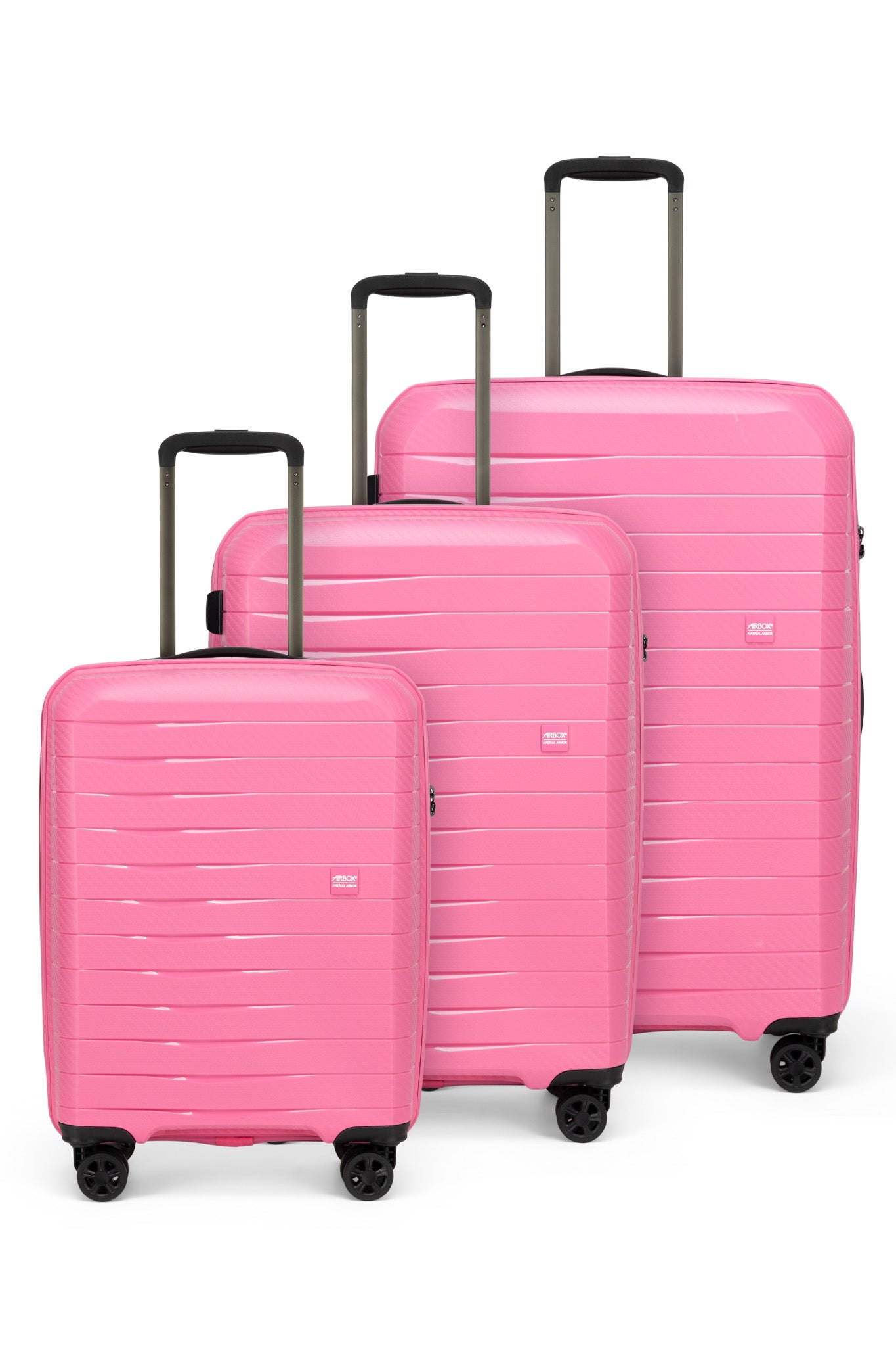 Airbox AZ18 Resväskor 3-pack - Rosa