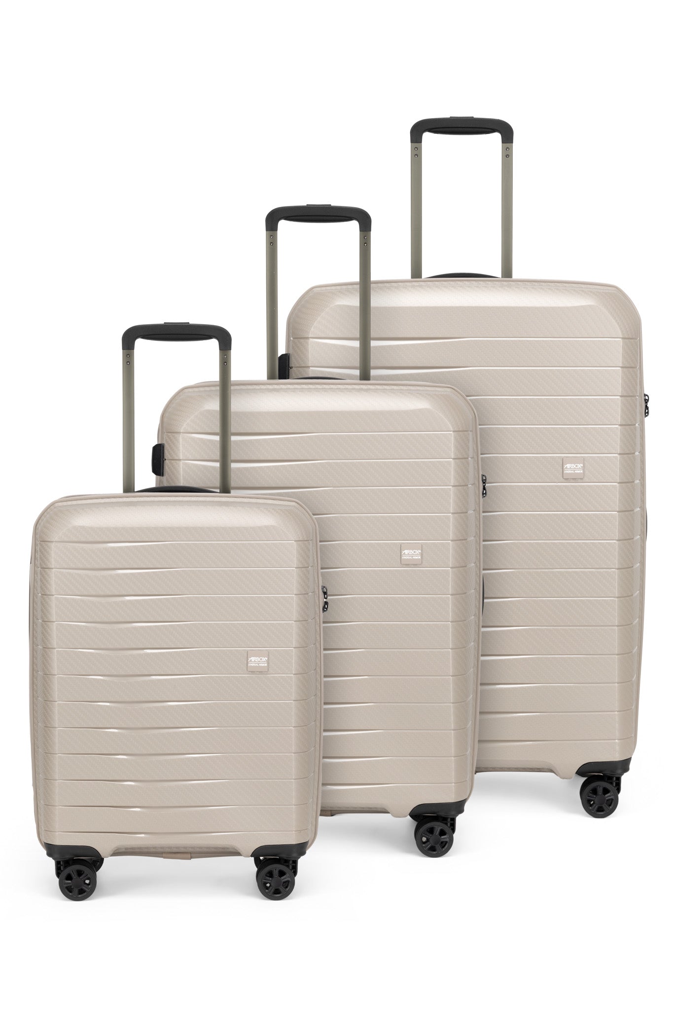 Airbox AZ18 Resväskor 3-pack - Champagne