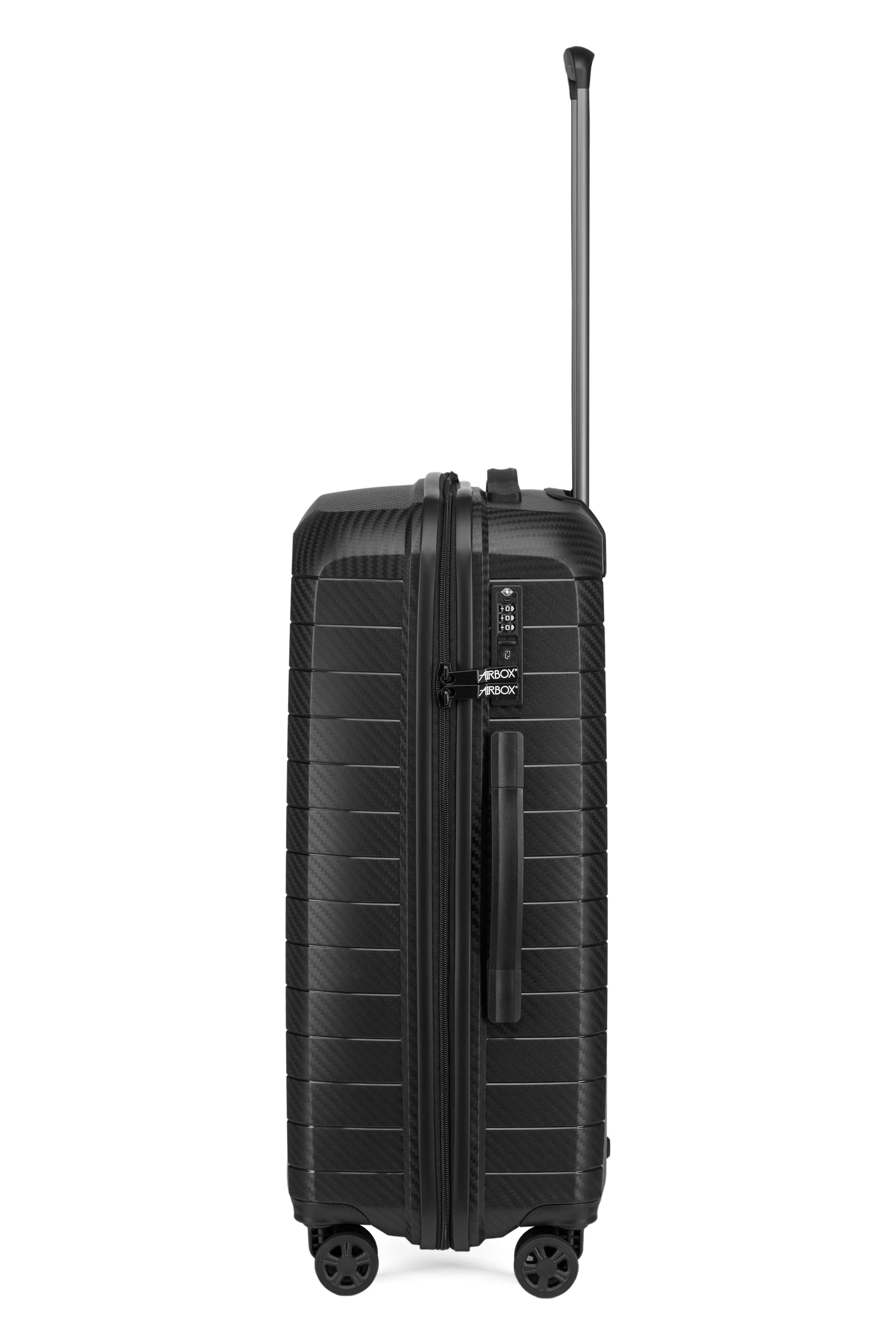 Airbox AZ18 Mellanstor Resväska 66cm - Svart - Travels And Bags