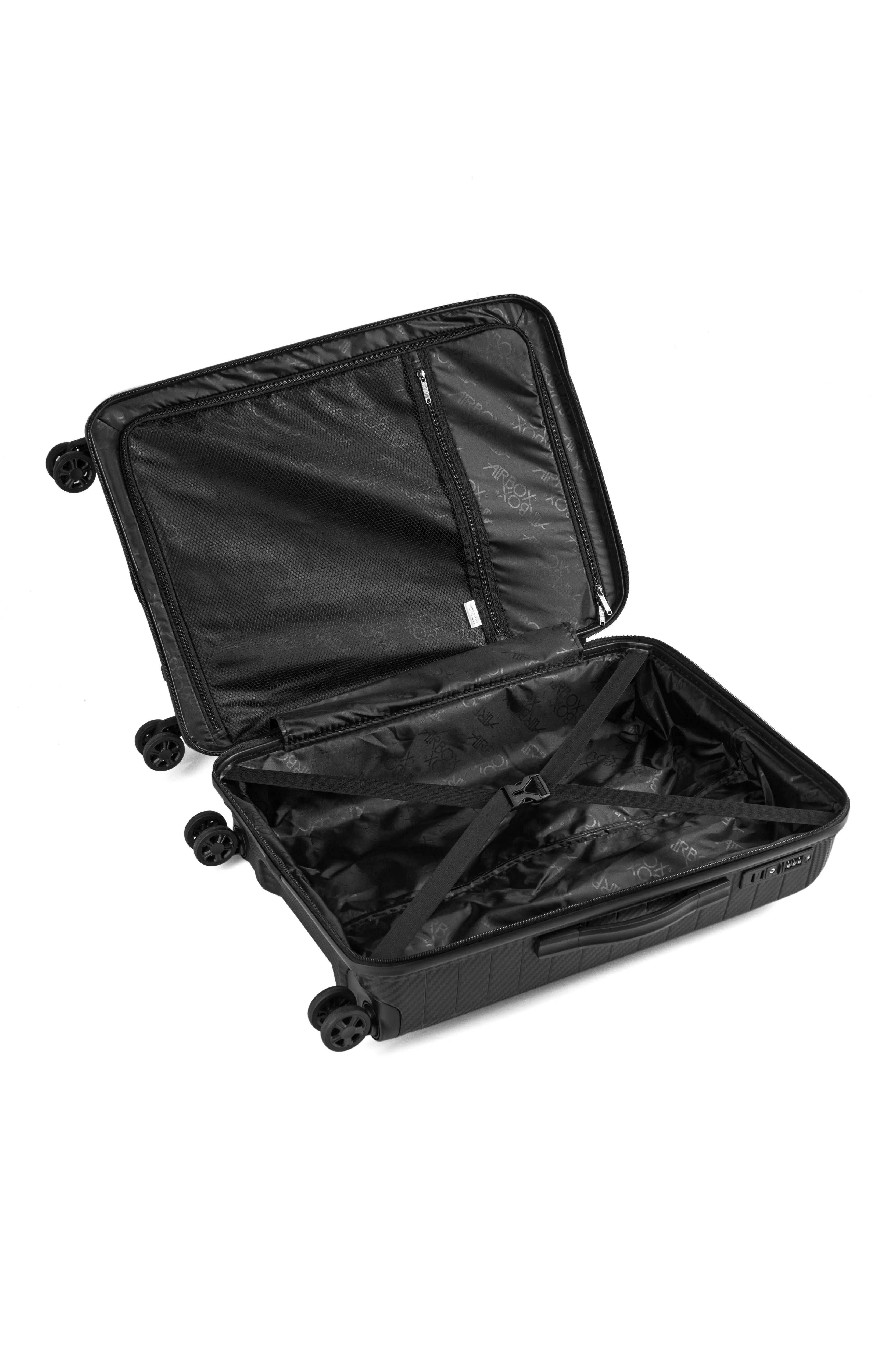 Airbox AZ18 Mellanstor Resväska 66cm - Svart - Travels And Bags