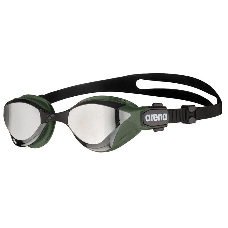 Arena Simglasögon Cobra Tri Mirror Swipe Silver-Army