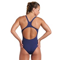 Arena Dambaddräkt Swim Pro Solid Marin-Vit