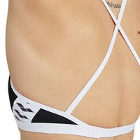Arena W Icons Bikini Cross Rygg Solid 501 Svart-Vit