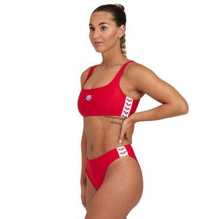 Arena Dam Icons Bralette Solid Två delar Röd