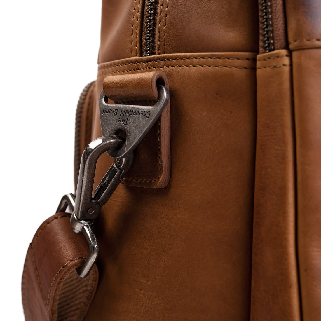 The Chesterfield Brand Misha 17" Datorväska - Cognac - Travels And Bags