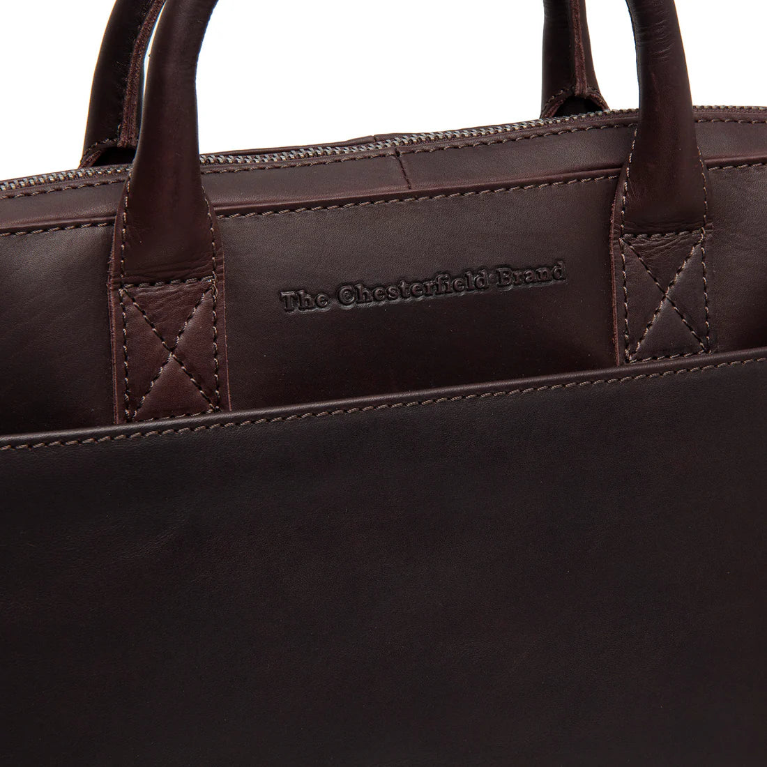 The Chesterfield Brand Tilbury 14" Datorväska - Mörkbrun - Travels And Bags
