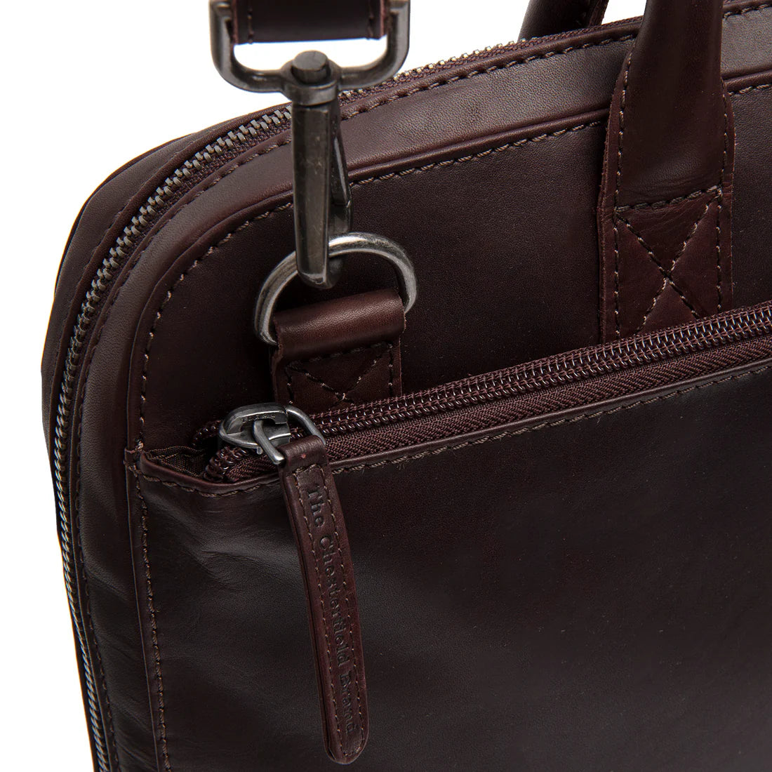 The Chesterfield Brand Tilbury 14" Datorväska - Mörkbrun - Travels And Bags