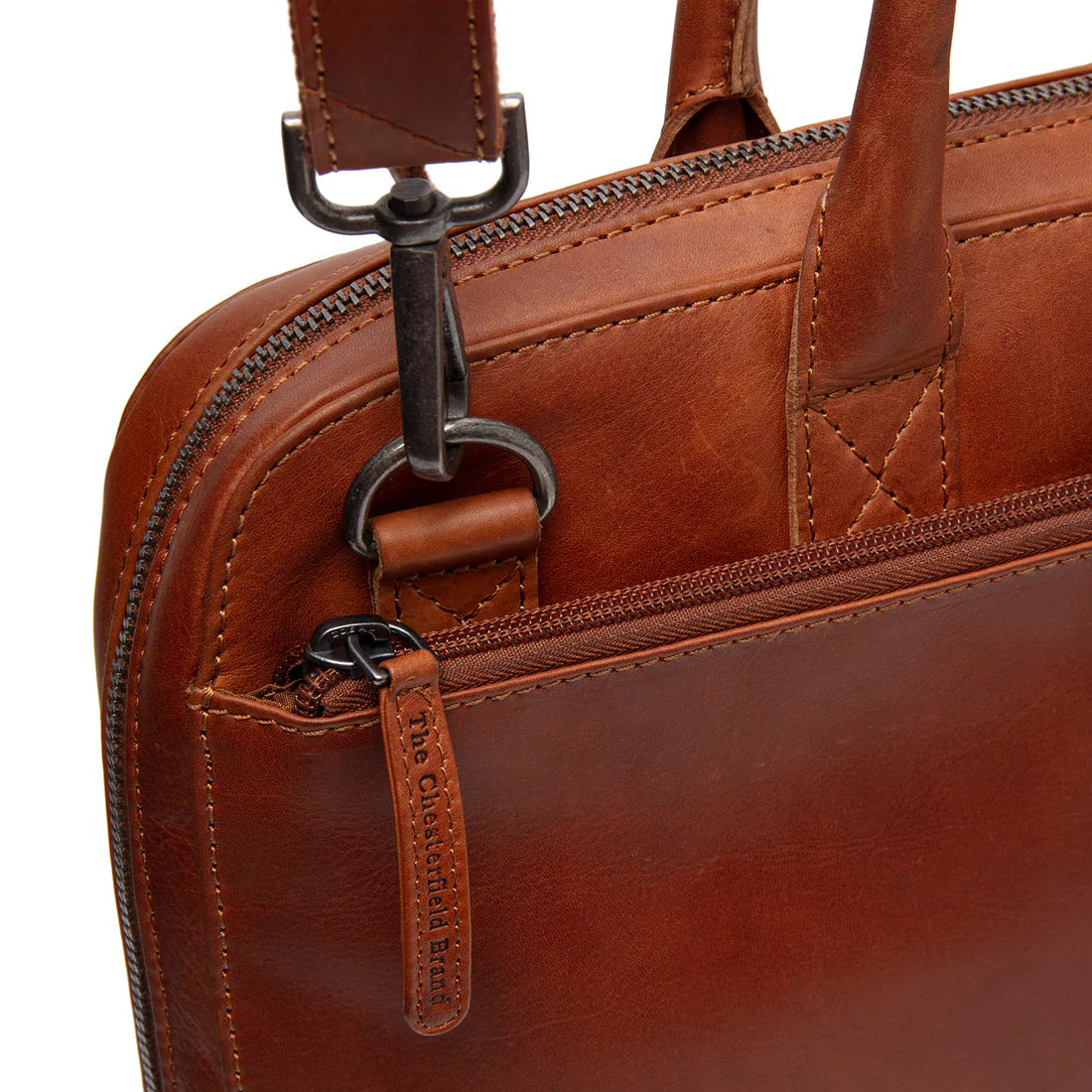 The Chesterfield Brand Tilbury 14" Datorväska - Cognac - Travels And Bags
