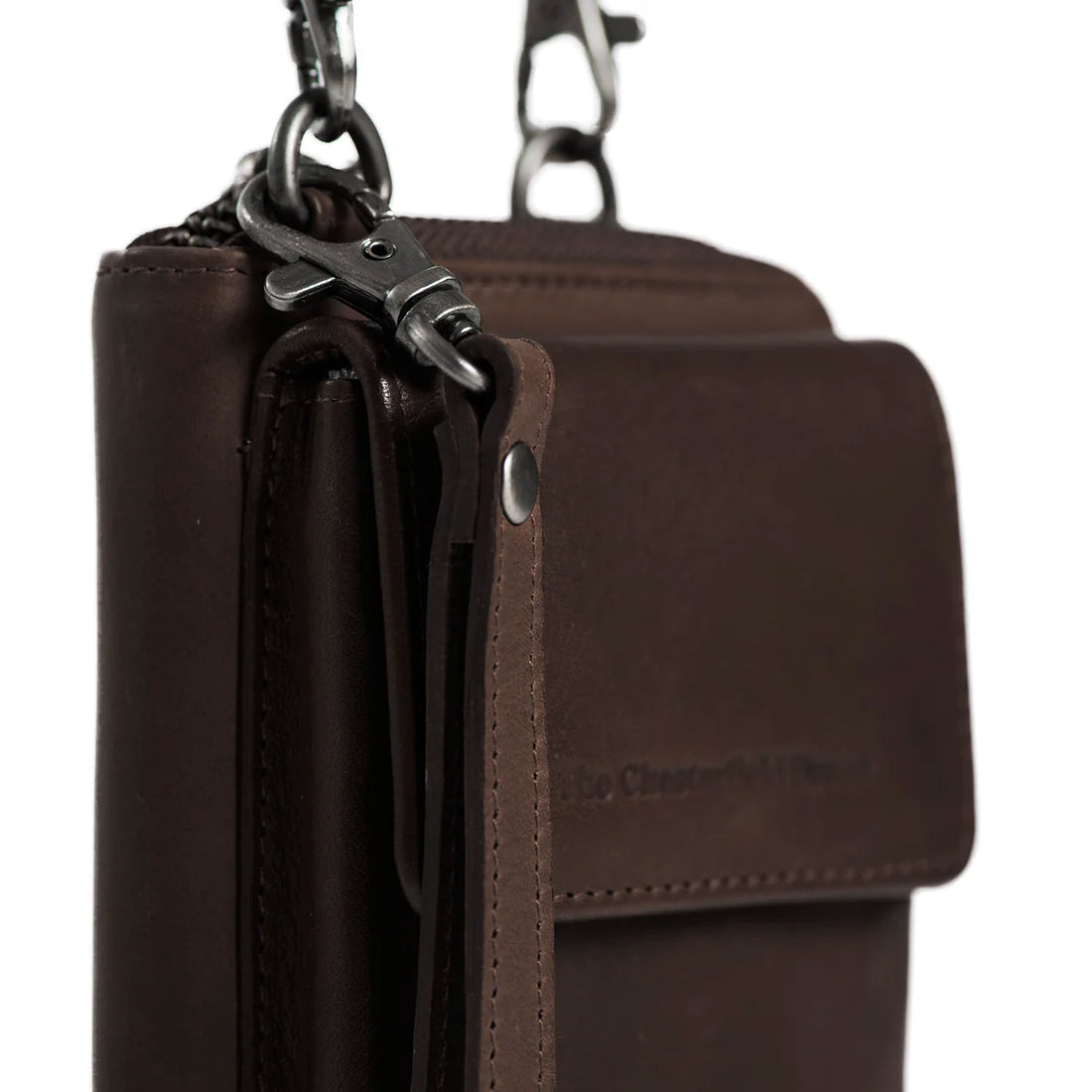 The Chesterfield Brand Malaga Mobilväska - Mörkbrun - Travels And Bags