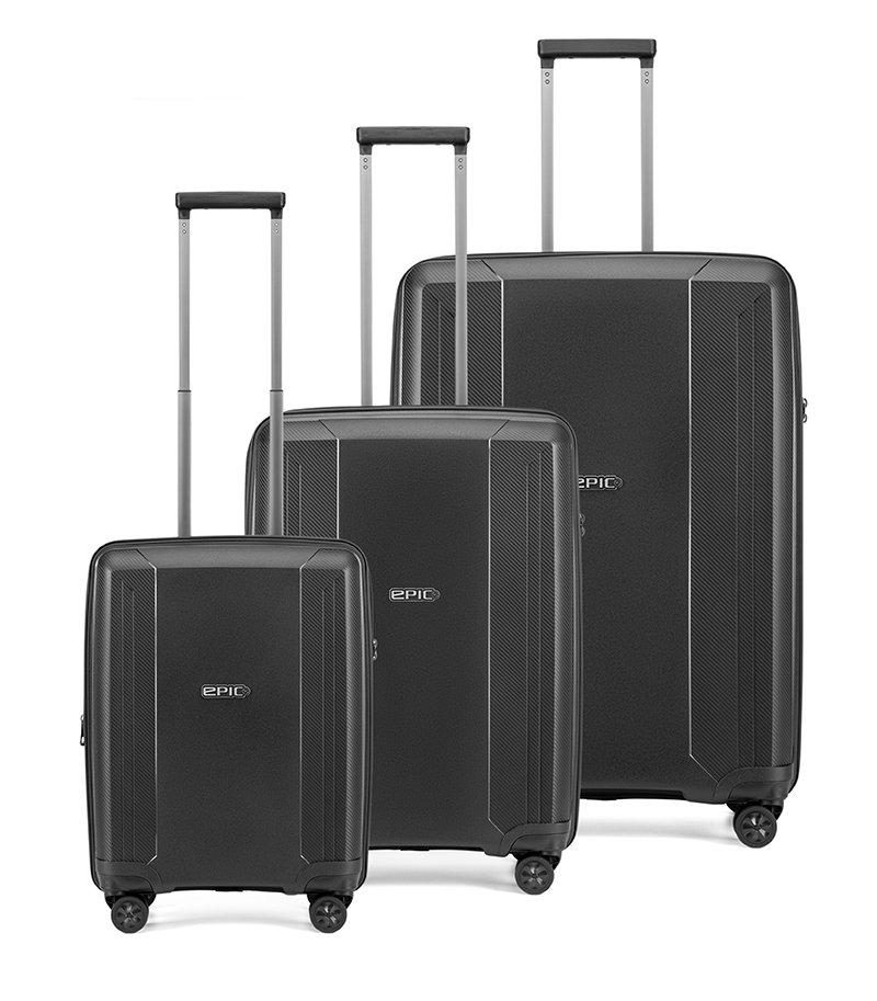 Epic Anthem Resväska 3-Set - Svart - Travels And Bags