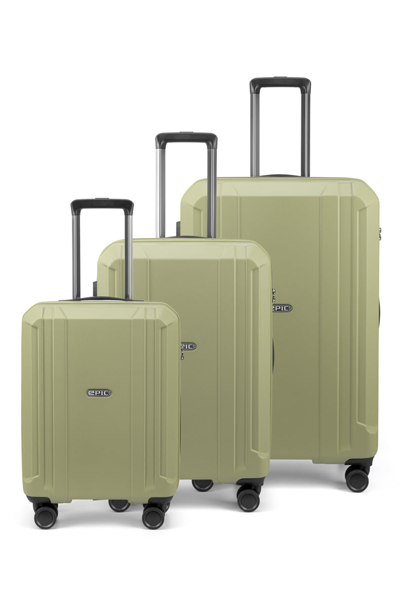 Epic Airwave Neo Resväska 3-Set - Mossgrön - Travels And Bags