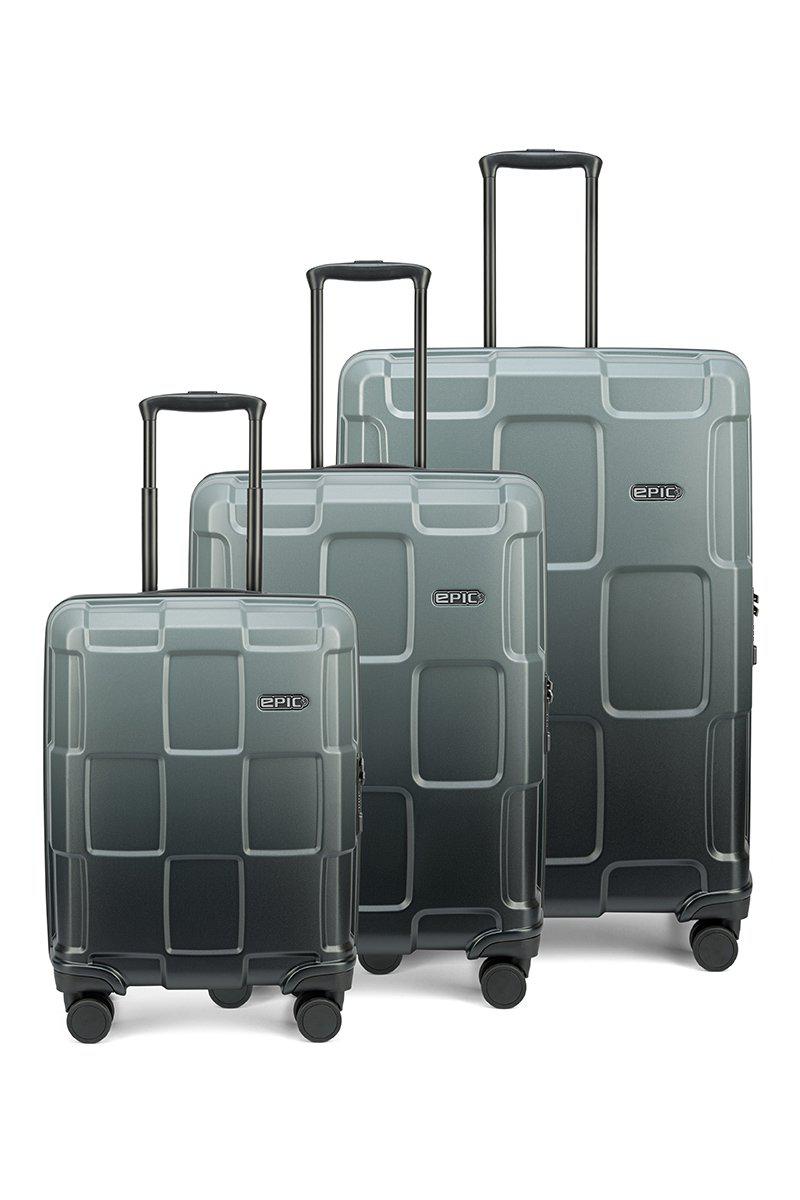 Epic Crate Ex Wildlife Resväska 3-Set - Svart Epic